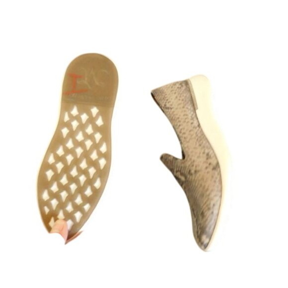 Johnston & Murphy Size 6.5 Reptile Leather Slip On Leather Flats Shoes6.5 - Picture 4 of 4